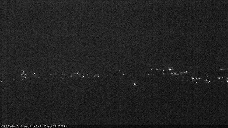 Lake Travis webcam, April 25, 2021 11:00 PM CT