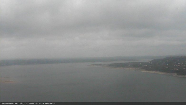 Lake Travis webcam, April 26, 2021 9:00 AM CT