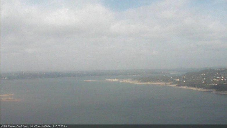 Lake Travis webcam, April 26, 2021 10:25 AM CT