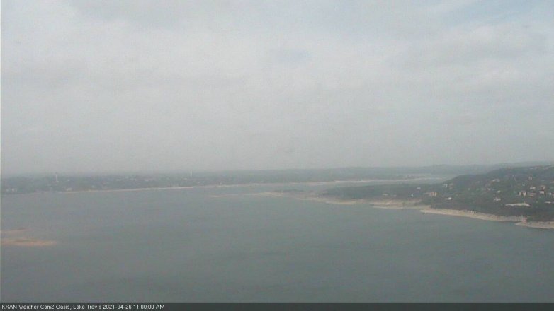 Lake Travis webcam, April 26, 2021 11:00 AM CT
