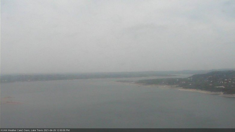 Lake Travis webcam, April 26, 2021 12:00 PM CT