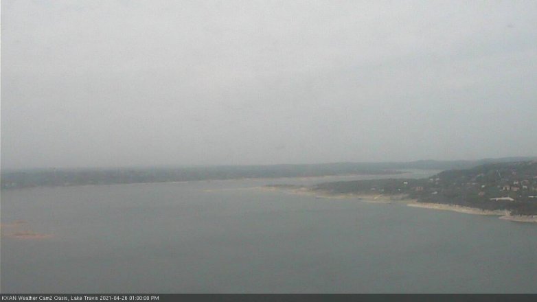 Lake Travis webcam, April 26, 2021 1:00 PM CT