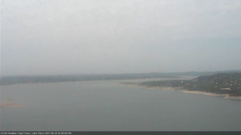 Lake Travis webcam, April 26, 2021 2:00 PM CT