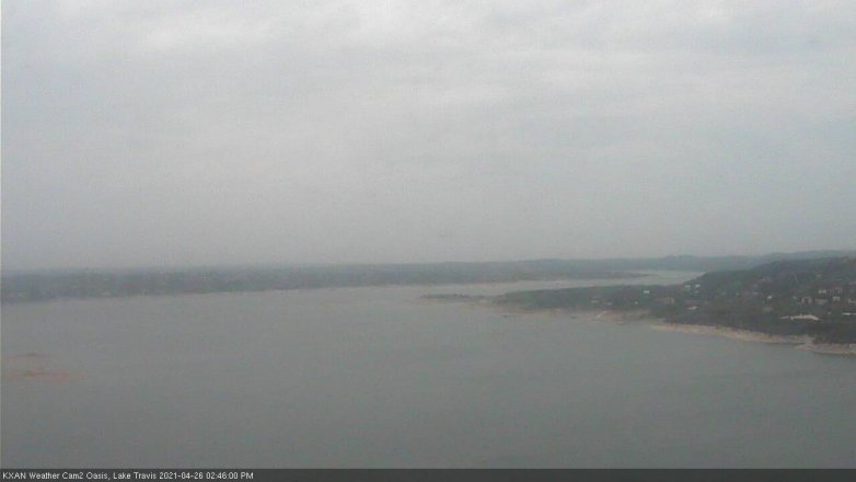 Lake Travis webcam, April 26, 2021 2:45 PM CT