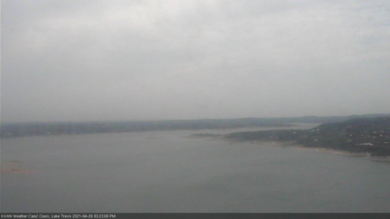 Lake Travis webcam, April 26, 2021 3:25 PM CT
