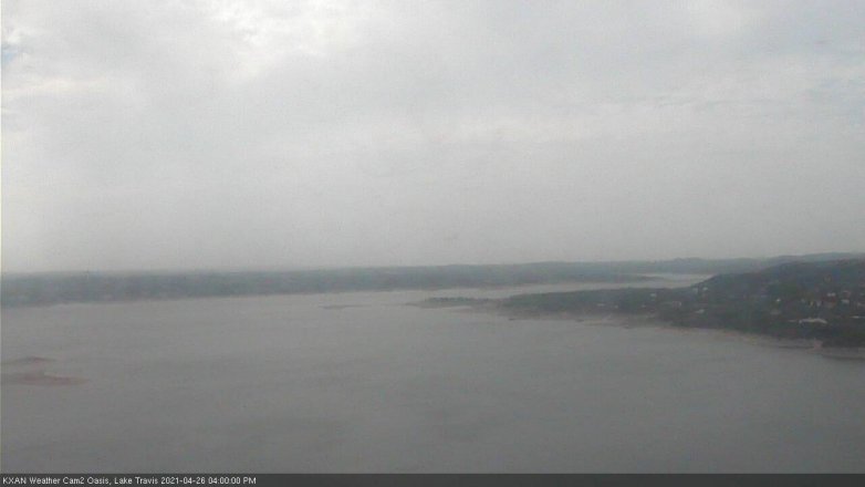 Lake Travis webcam, April 26, 2021 4:00 PM CT