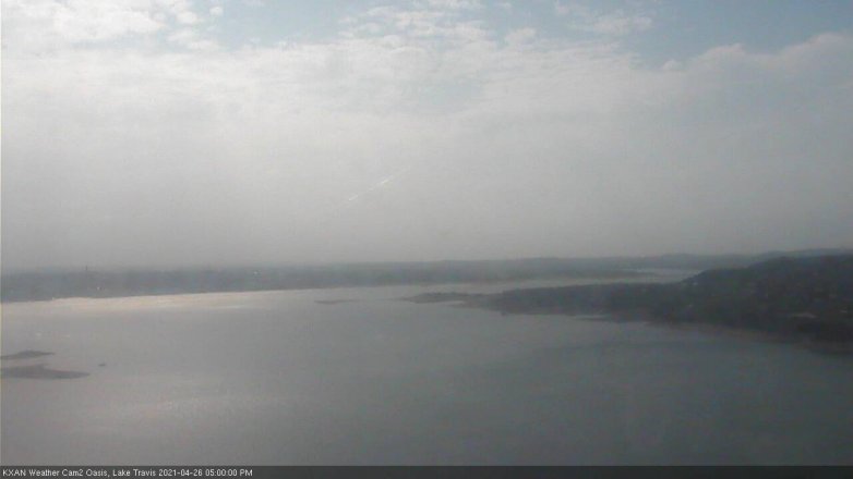 Lake Travis webcam, April 26, 2021 5:00 PM CT