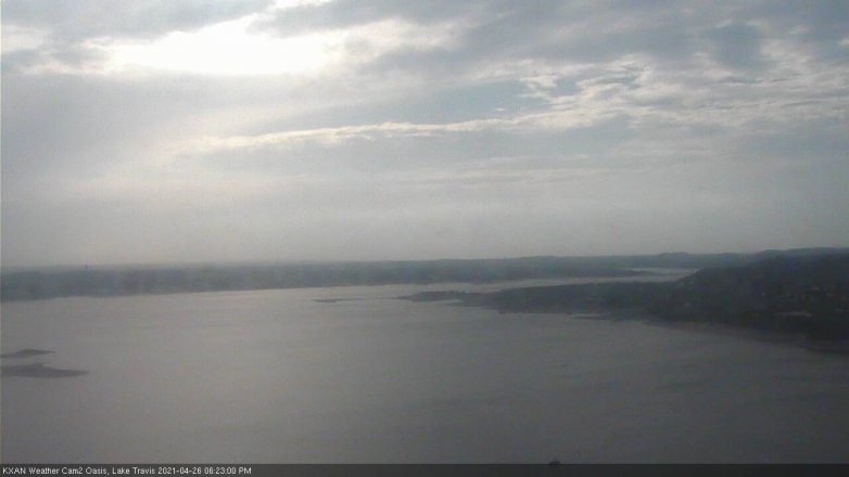 Lake Travis webcam, April 26, 2021 6:25 PM CT