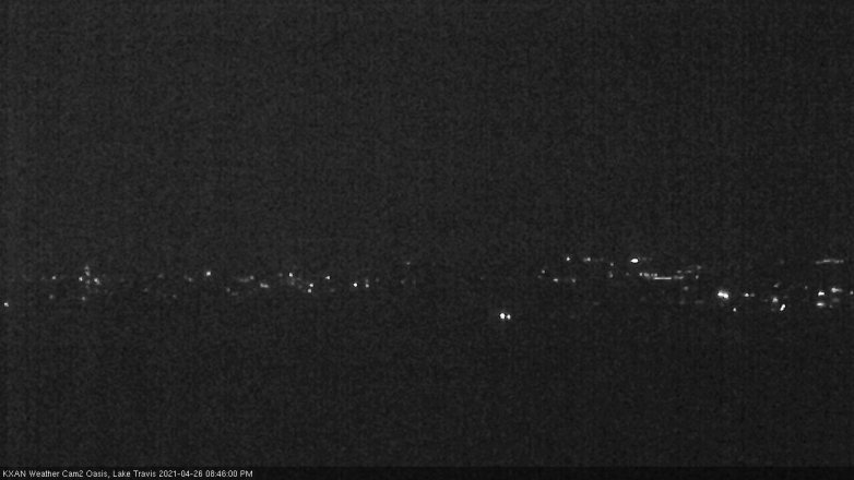 Lake Travis webcam, April 26, 2021 8:45 PM CT
