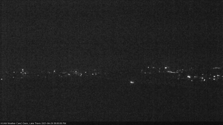 Lake Travis webcam, April 26, 2021 9:00 PM CT