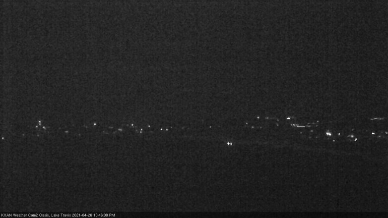 Lake Travis webcam, April 26, 2021 10:45 PM CT