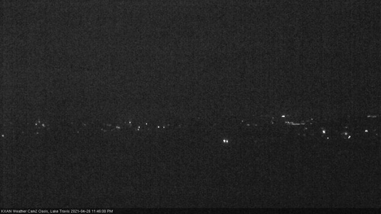 Lake Travis webcam, April 26, 2021 11:45 PM CT