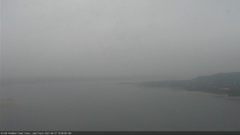 Lake Travis webcam, April 27, 2021 10:00 AM CT