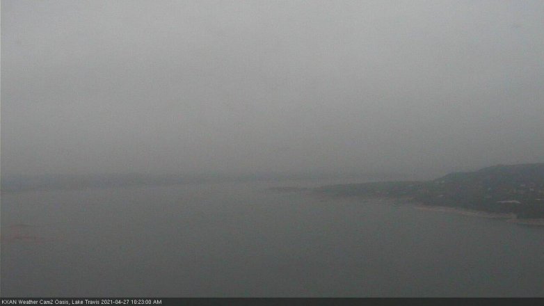 Lake Travis webcam, April 27, 2021 10:25 AM CT