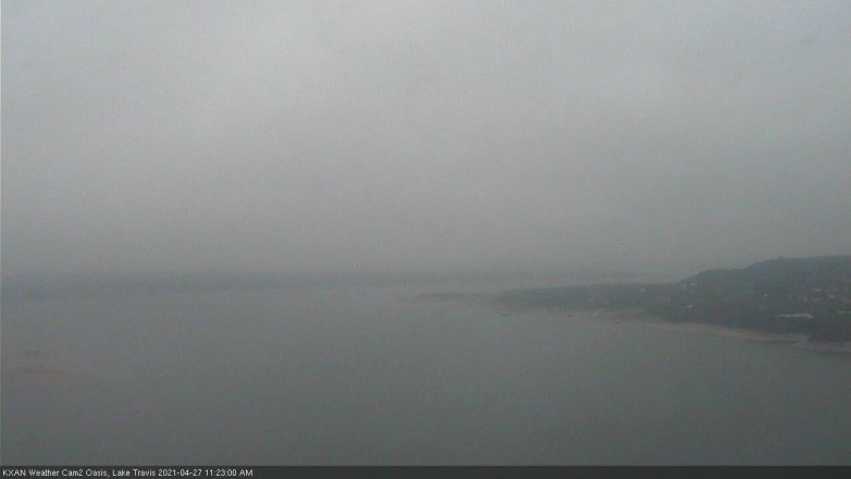 Lake Travis webcam, April 27, 2021 11:25 AM CT