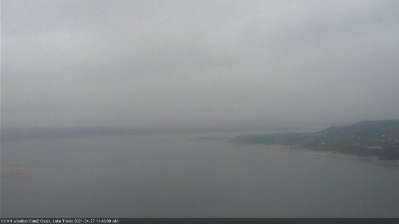 Lake Travis webcam, April 27, 2021 11:45 AM CT