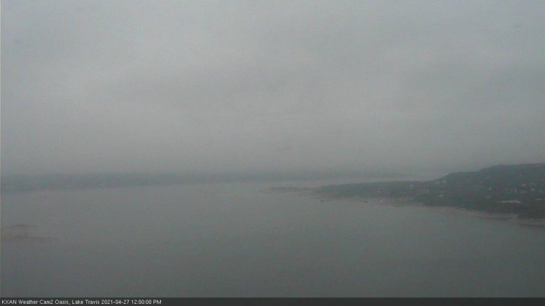 Lake Travis webcam, April 27, 2021 12:00 PM CT