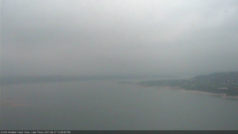 Lake Travis webcam, April 27, 2021 12:45 PM CT