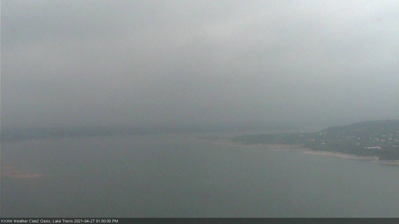 Lake Travis webcam, April 27, 2021 1:00 PM CT