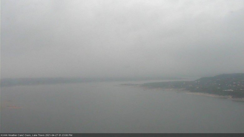 Lake Travis webcam, April 27, 2021 1:25 PM CT