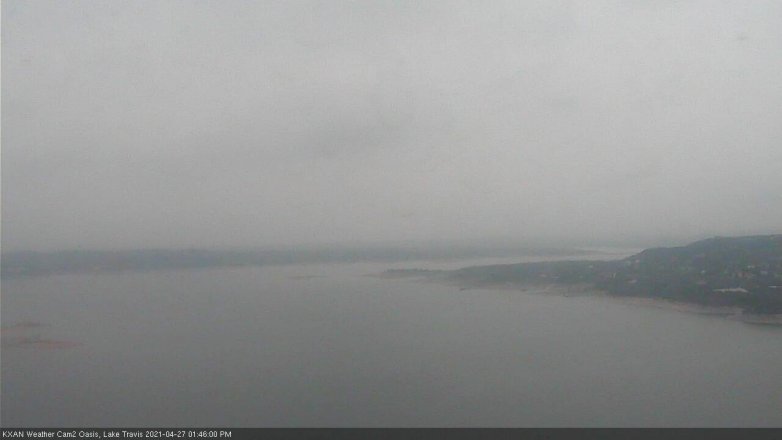 Lake Travis webcam, April 27, 2021 1:45 PM CT
