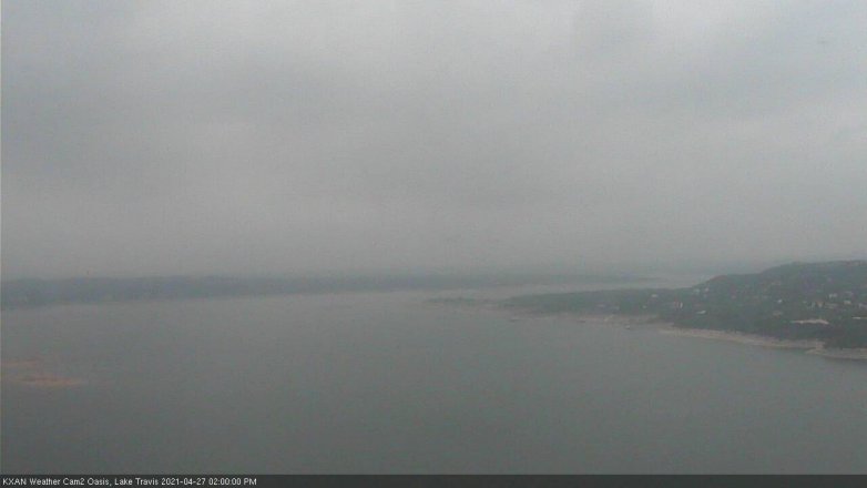Lake Travis webcam, April 27, 2021 2:00 PM CT