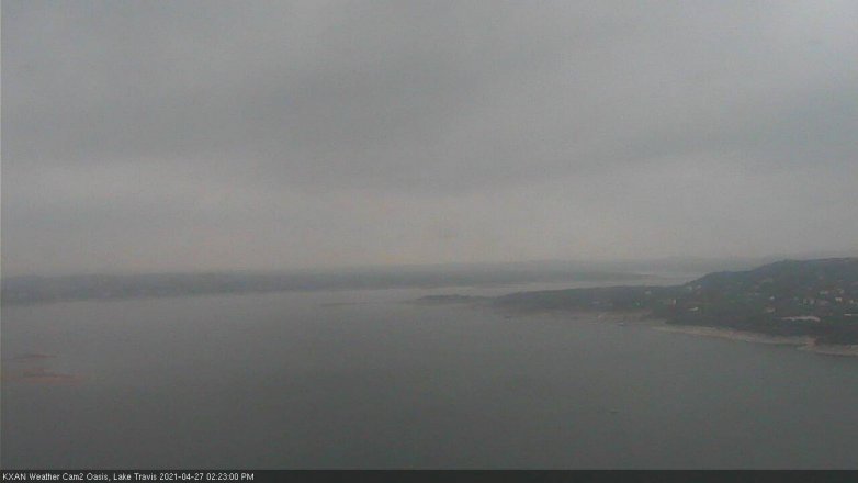 Lake Travis webcam, April 27, 2021 2:25 PM CT