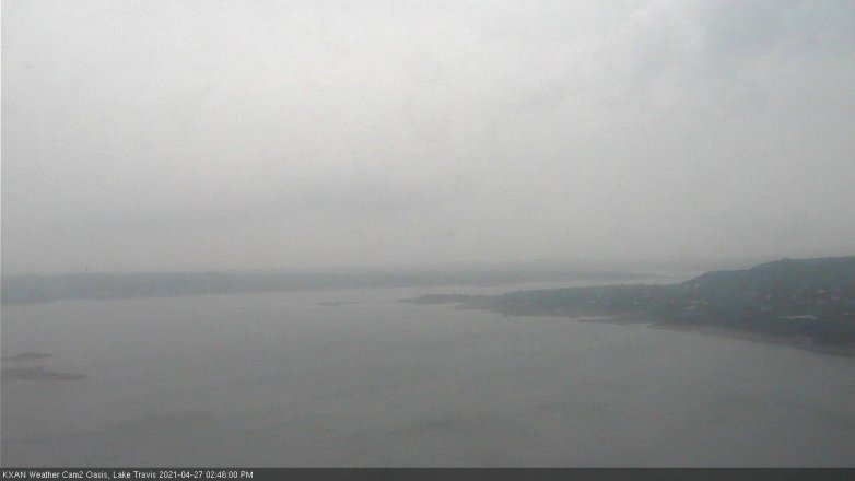 Lake Travis webcam, April 27, 2021 2:45 PM CT