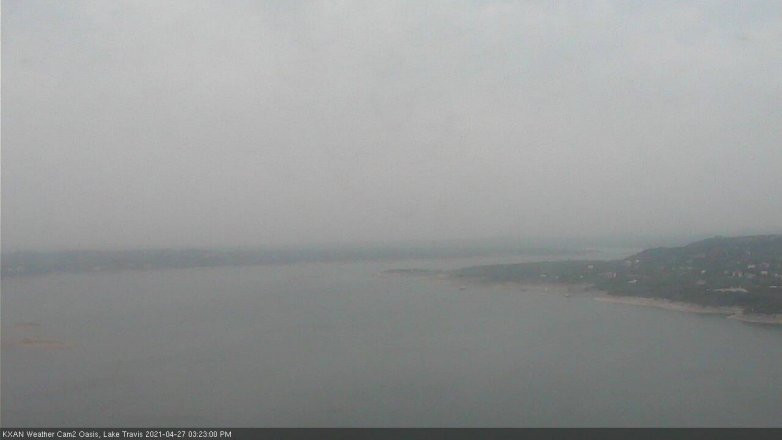Lake Travis webcam, April 27, 2021 3:25 PM CT