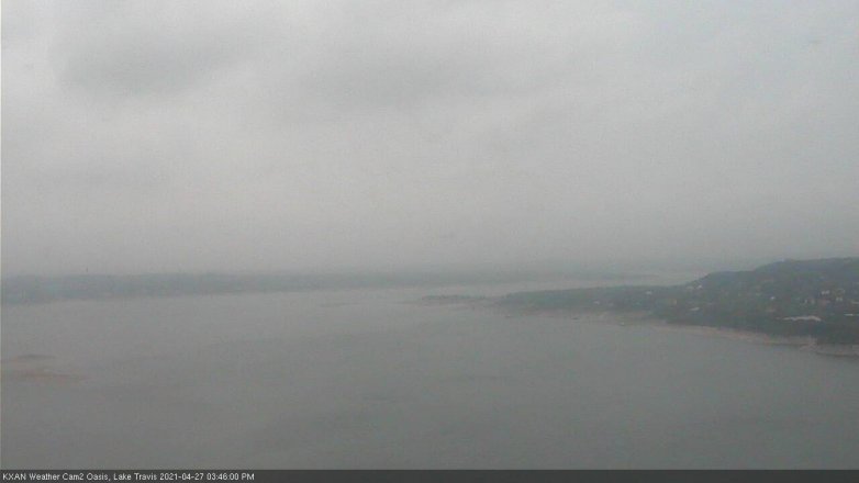 Lake Travis webcam, April 27, 2021 3:45 PM CT