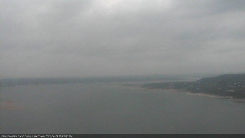 Lake Travis webcam, April 27, 2021 5:25 PM CT