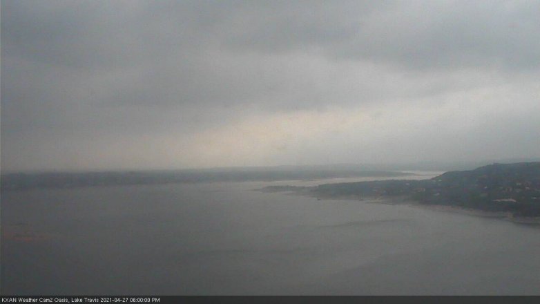 Lake Travis webcam, April 27, 2021 6:00 PM CT