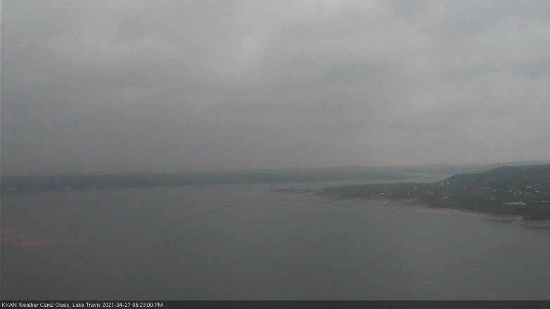 Lake Travis webcam, April 27, 2021 6:25 PM CT