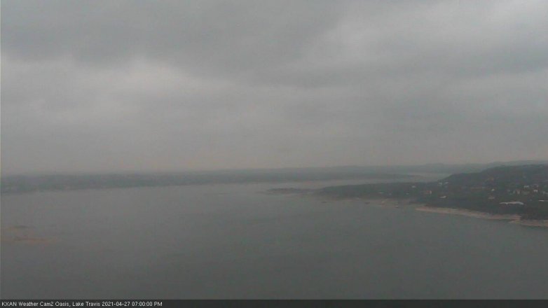 Lake Travis webcam, April 27, 2021 7:00 PM CT