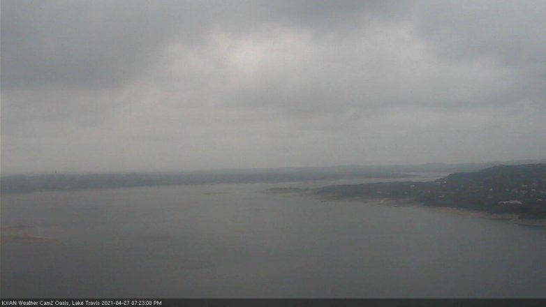 Lake Travis webcam, April 27, 2021 7:25 PM CT