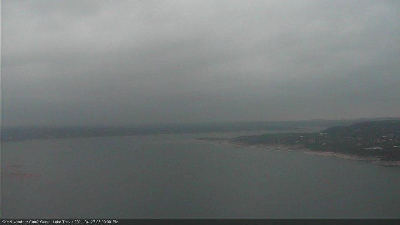 Lake Travis webcam, April 27, 2021 8:00 PM CT