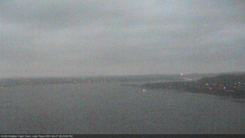 Lake Travis webcam, April 27, 2021 8:25 PM CT