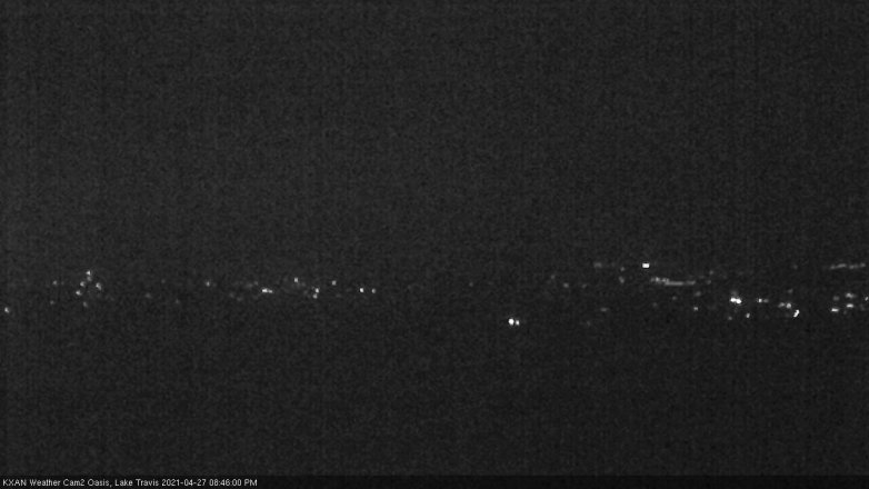 Lake Travis webcam, April 27, 2021 8:45 PM CT