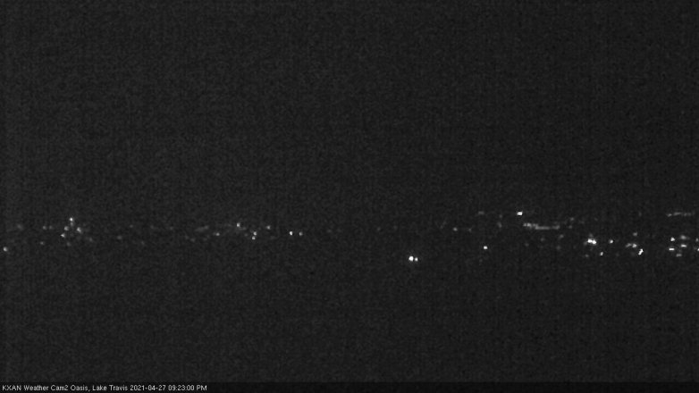 Lake Travis webcam, April 27, 2021 9:25 PM CT