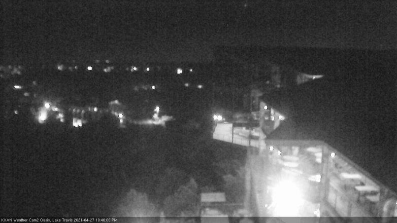 Lake Travis webcam, April 27, 2021 10:45 PM CT