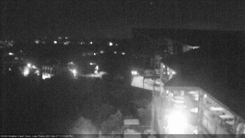 Lake Travis webcam, April 27, 2021 11:25 PM CT
