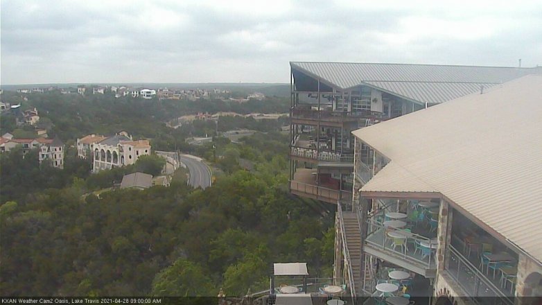 Lake Travis webcam, April 28, 2021 9:00 AM CT