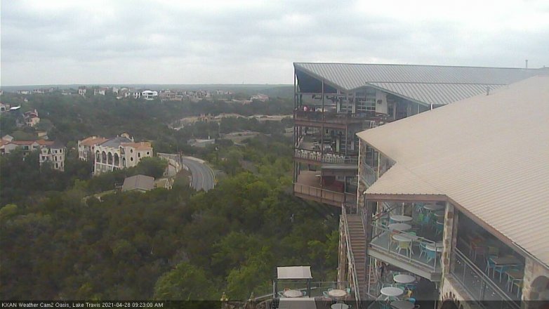 Lake Travis webcam, April 28, 2021 9:25 AM CT