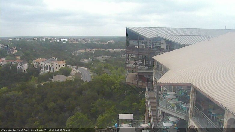 Lake Travis webcam, April 28, 2021 9:45 AM CT