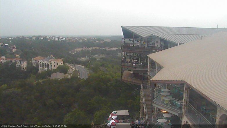 Lake Travis webcam, April 28, 2021 6:45 PM CT