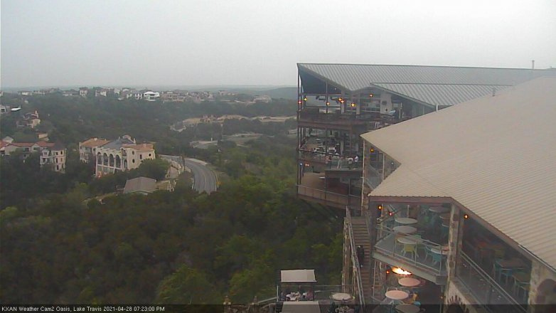 Lake Travis webcam, April 28, 2021 7:25 PM CT