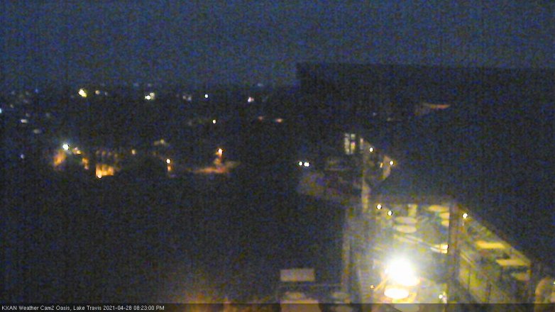 Lake Travis webcam, April 28, 2021 8:25 PM CT