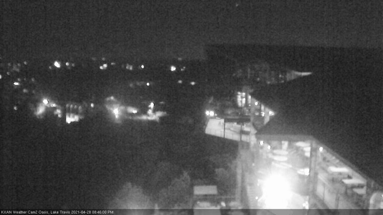 Lake Travis webcam, April 28, 2021 8:45 PM CT