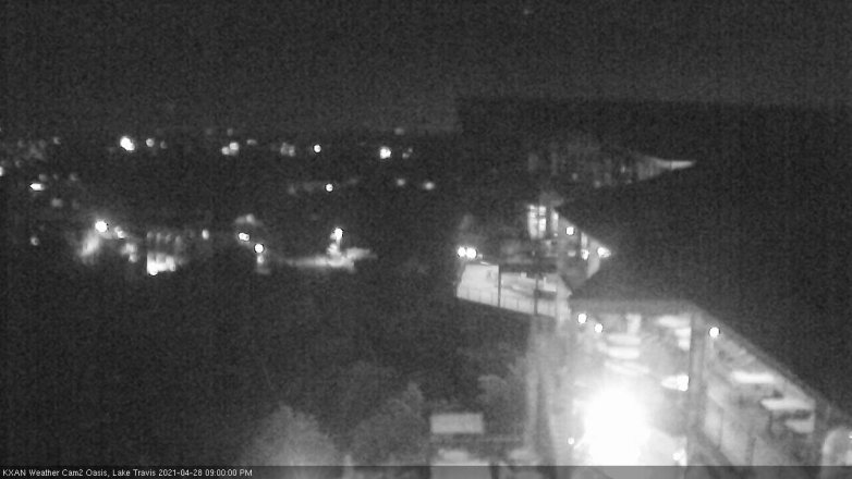 Lake Travis webcam, April 28, 2021 9:00 PM CT