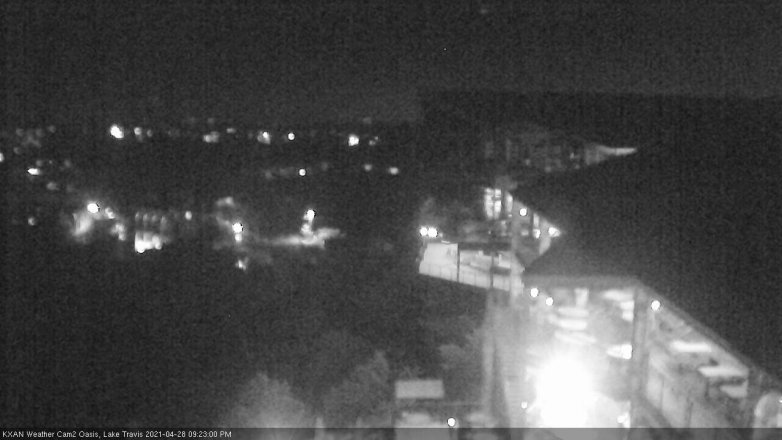 Lake Travis webcam, April 28, 2021 9:25 PM CT
